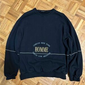 Balenciaga Black Crewneck (Small on tag but fits Large)